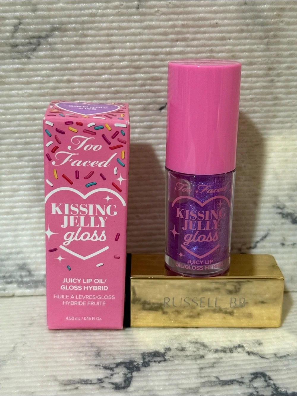 Too Faced Kissing Jelly Gloss Juicy Lip Oil Gloss Hybrid: Birthday Kiss